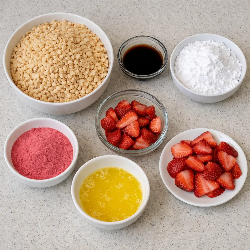 Easy Strawberry Shortcake Puppy Chow