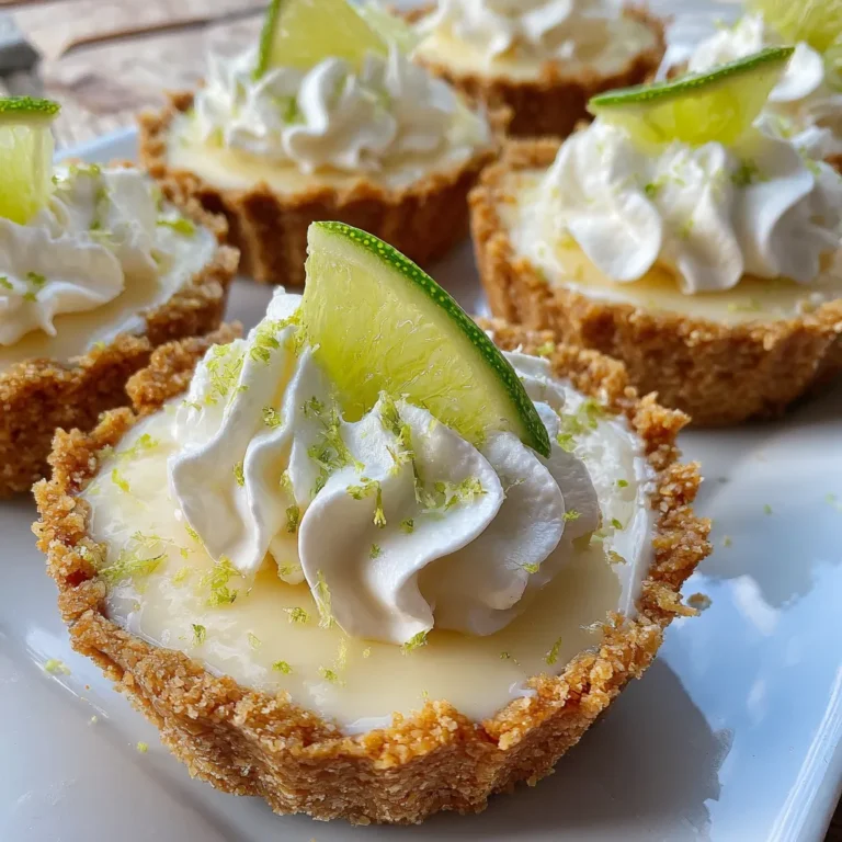 Frozen Mini Key Lime Pies