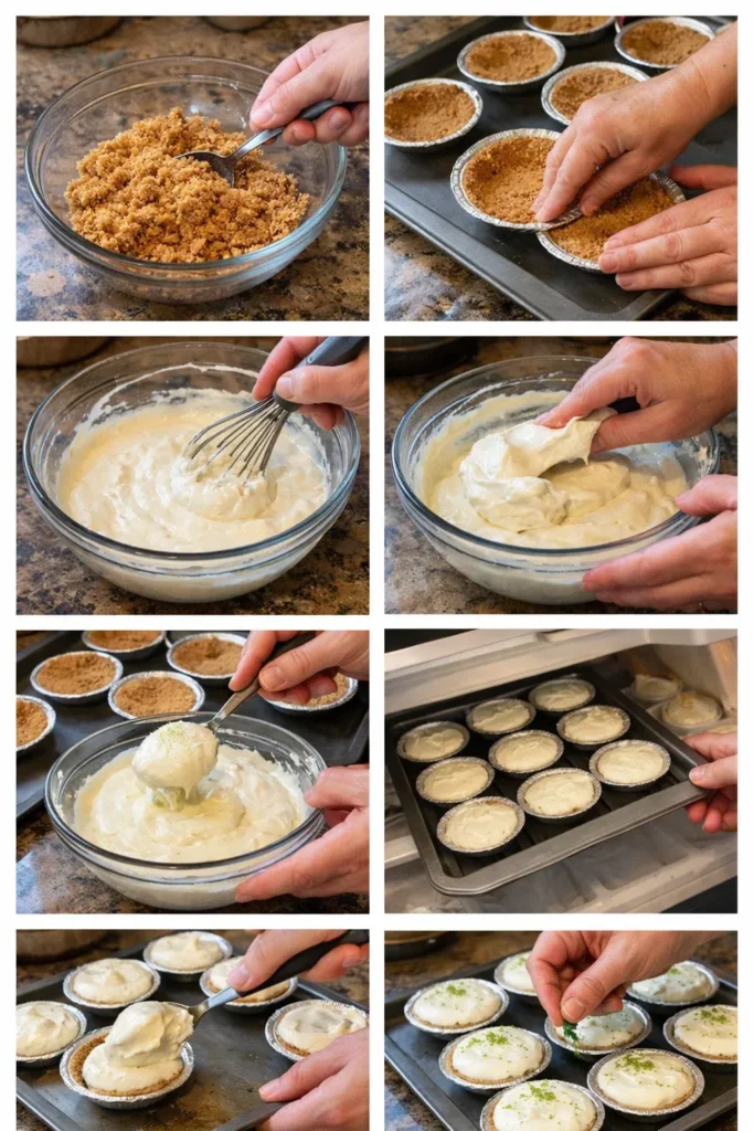 Easy Frozen Mini Key Lime Pies Recipe – Refreshing Summer Dessert 8 Frozen Mini Key Lime Pies