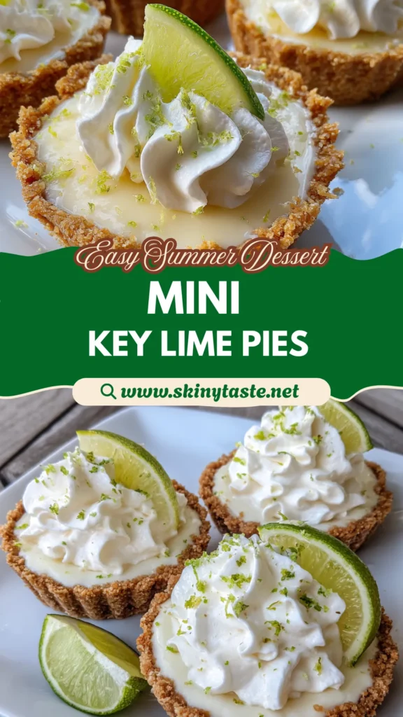 Easy Frozen Mini Key Lime Pies Recipe – Refreshing Summer Dessert 10 Frozen Mini Key Lime Pies