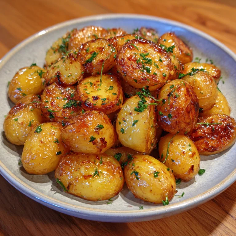 Greek Lemon Garlic Potatoes