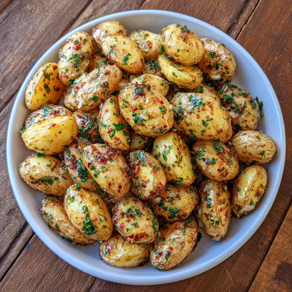 Greek Lemon Garlic Potatoes