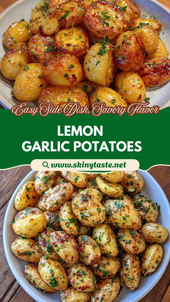 Greek Lemon Garlic Potatoes