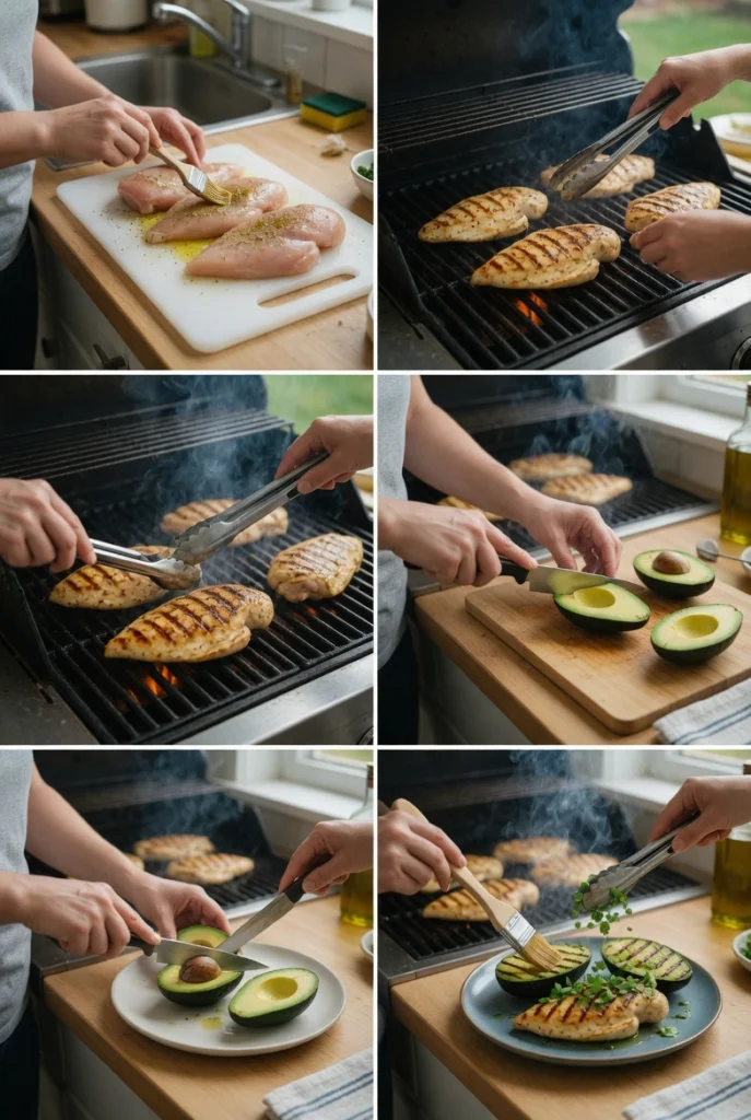Grilled California Avocado Chicken