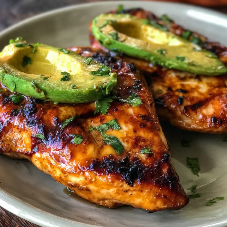 Grilled California Avocado Chicken