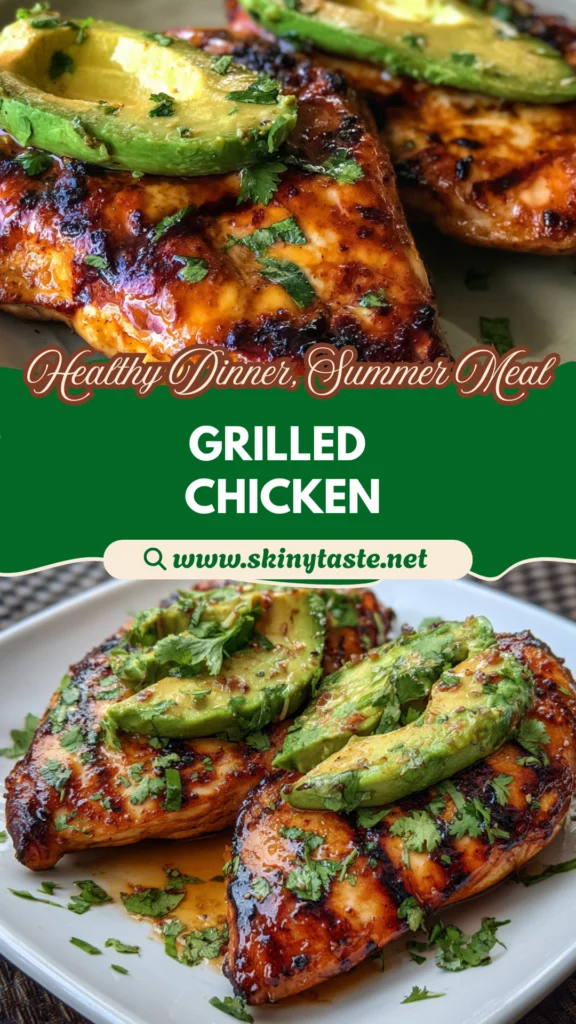 Grilled California Avocado Chicken