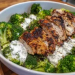 Grilled Chicken Broccoli Bowls