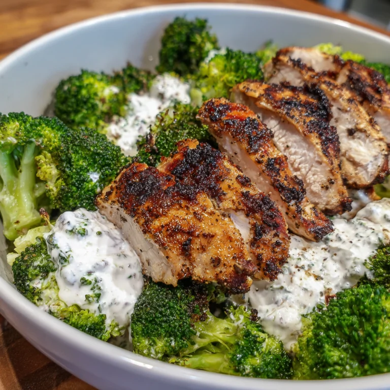 Grilled Chicken Broccoli Bowls