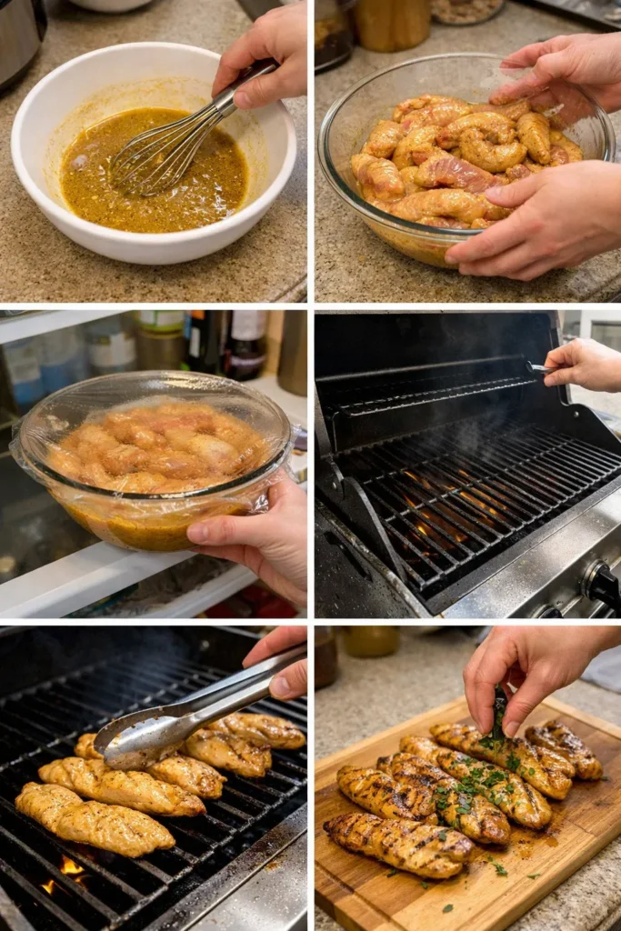 Grilled Honey Mustard Chicken Tenders: Easy Summer BBQ Recipe 8 Grilled Honey Mustard Chicken Tenders