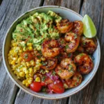 Grilled Shrimp Bowl with Avocado