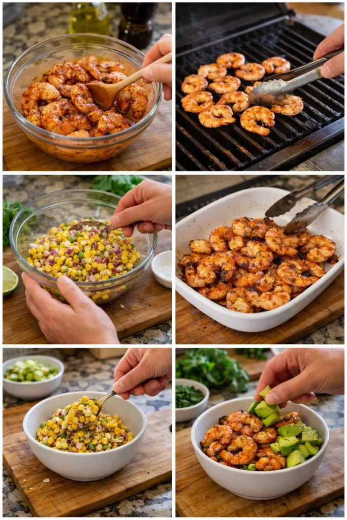 Grilled Shrimp Bowl with Avocado: Easy Summer Dinner Recipe for the Wh 8 Grilled Shrimp Bowl with Avocado