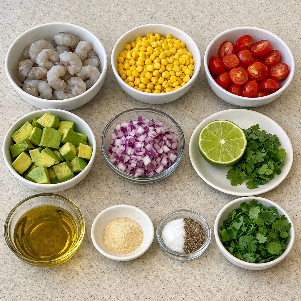 Grilled Shrimp Bowl with Avocado