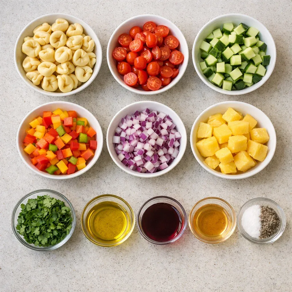 Hawaiian Tortellini Salad Recipe: Easy Fresh Summer Pasta Salad 7 Hawaiian Tortellini Salad