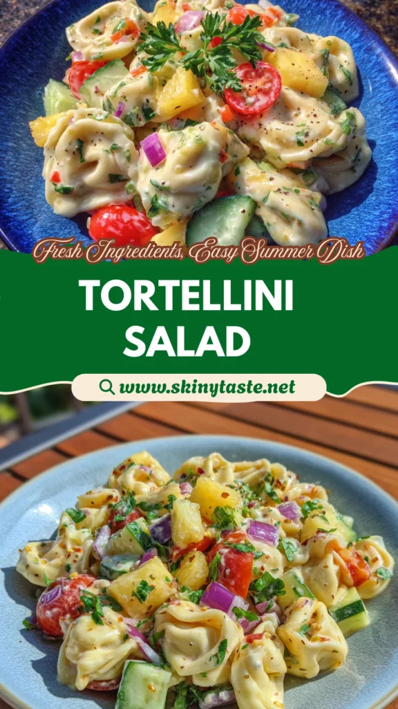 Hawaiian Tortellini Salad Recipe: Easy Fresh Summer Pasta Salad 10 Hawaiian Tortellini Salad