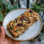 Healthy Chewy Granola Bar Recipe With Oats