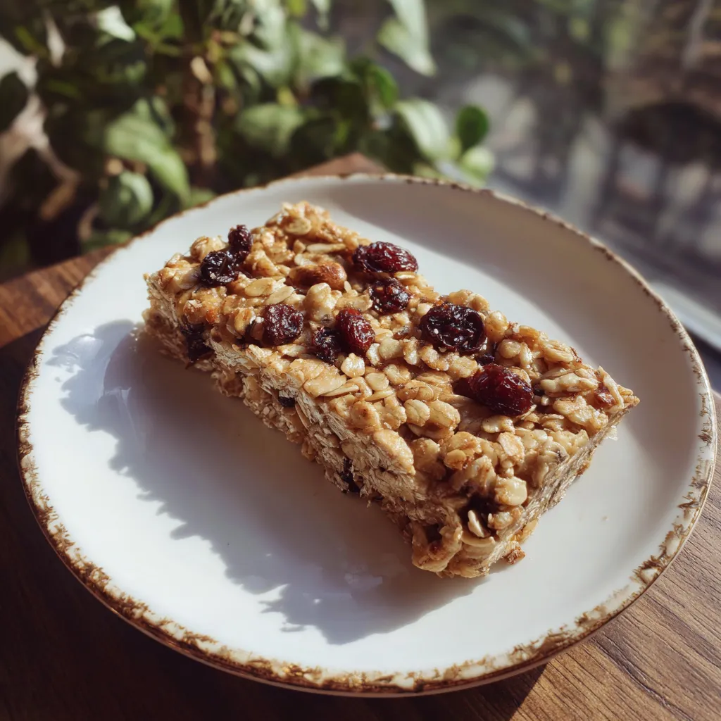 Healthy Chewy Granola Bar Recipe With Oats