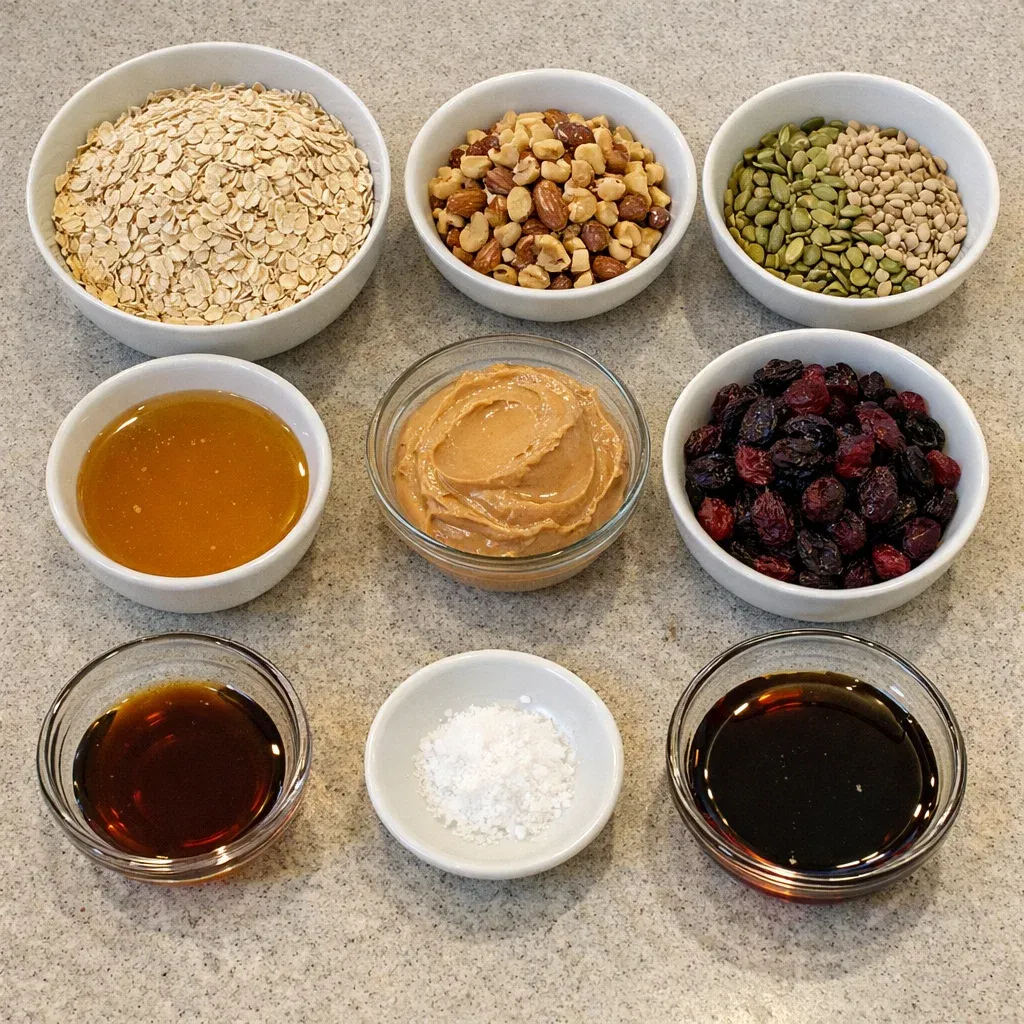 Healthy Chewy Granola Bar Recipe With Oats