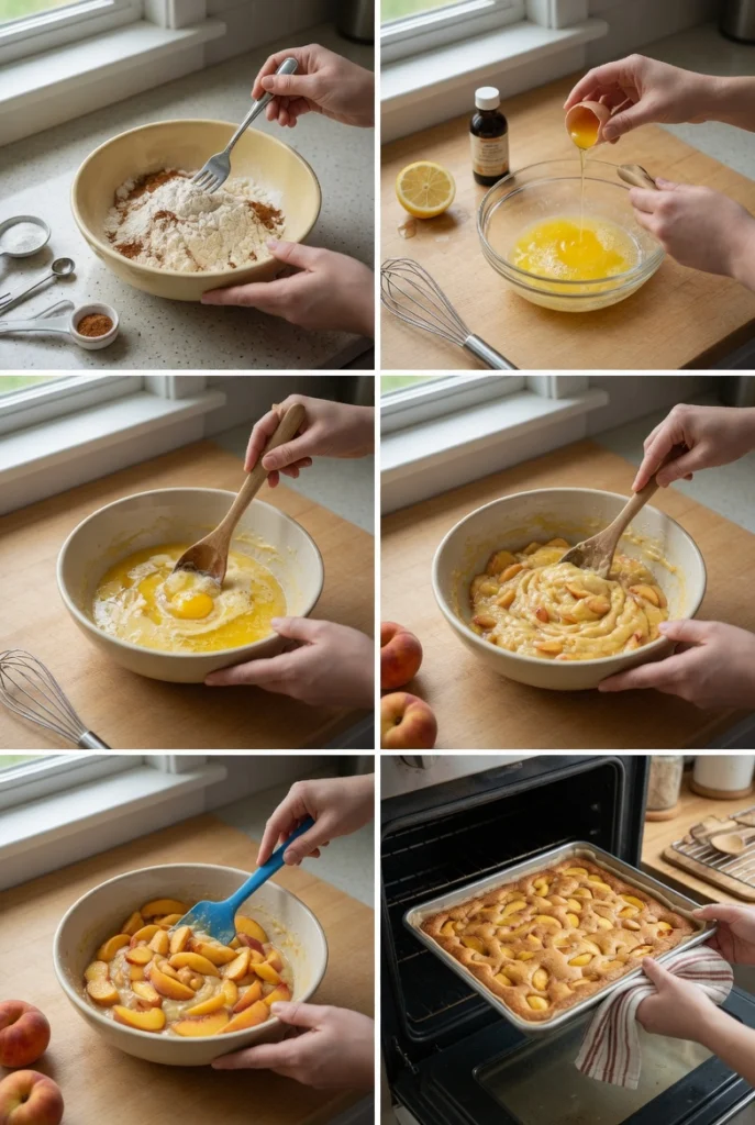 Heavenly Summer Peach Bars