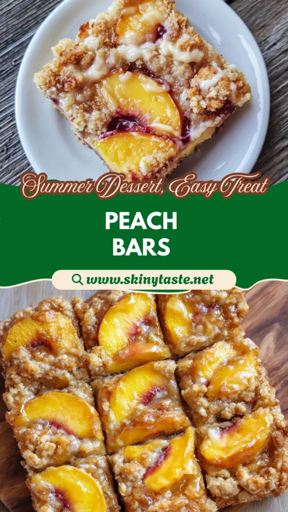 Heavenly Summer Peach Bars