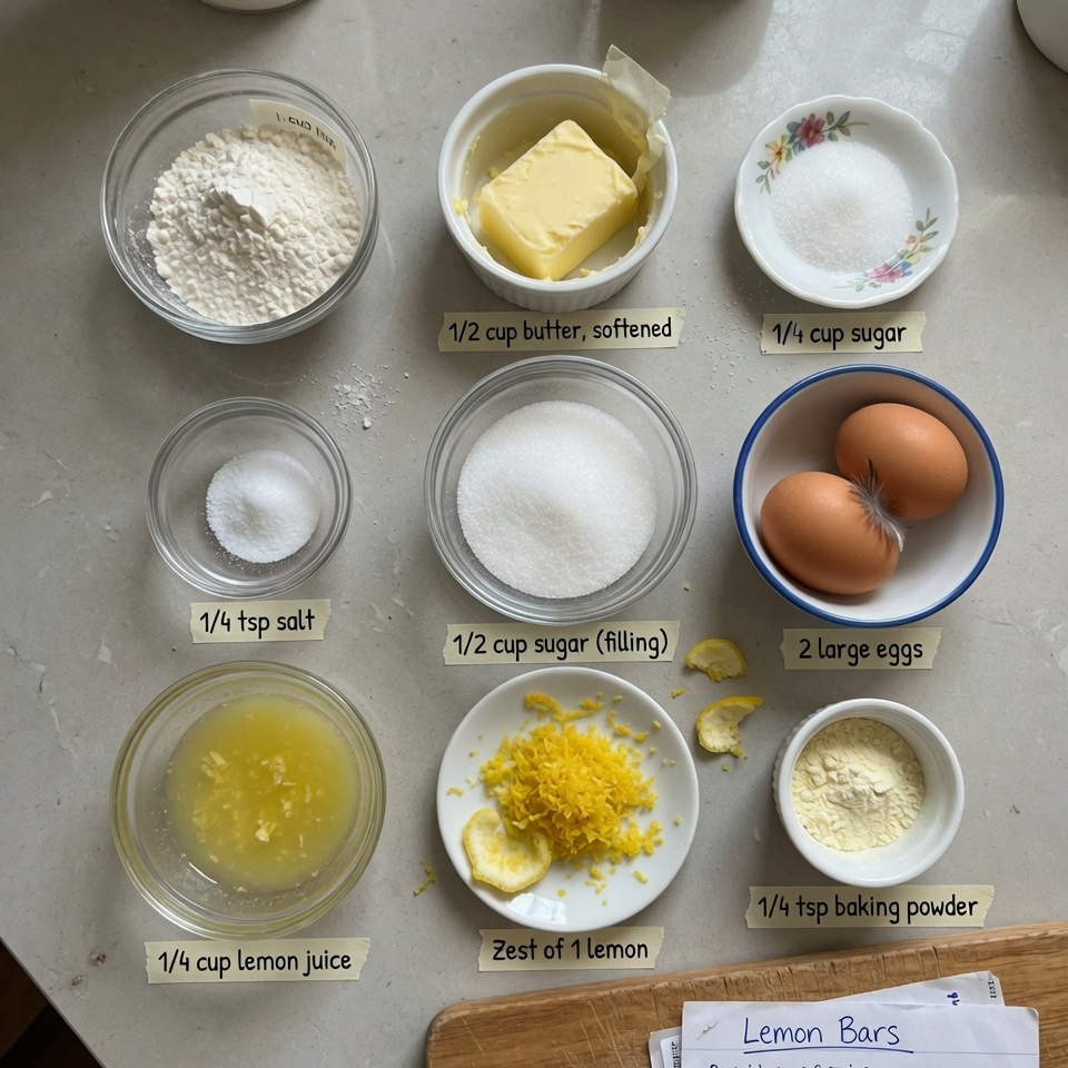 Homemade Lemon Crumb Bars