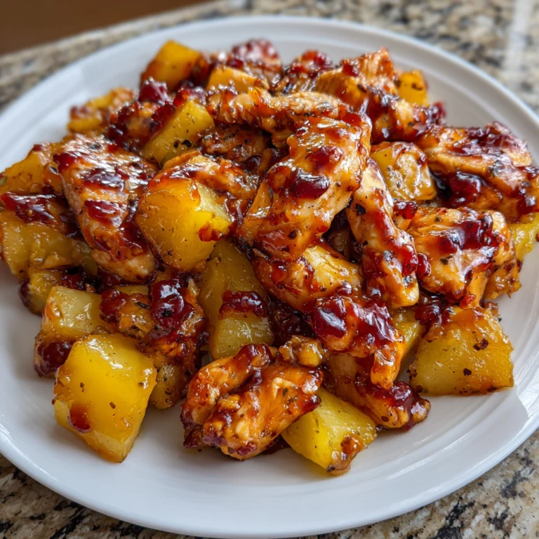 Honey BBQ Chicken Potatoes