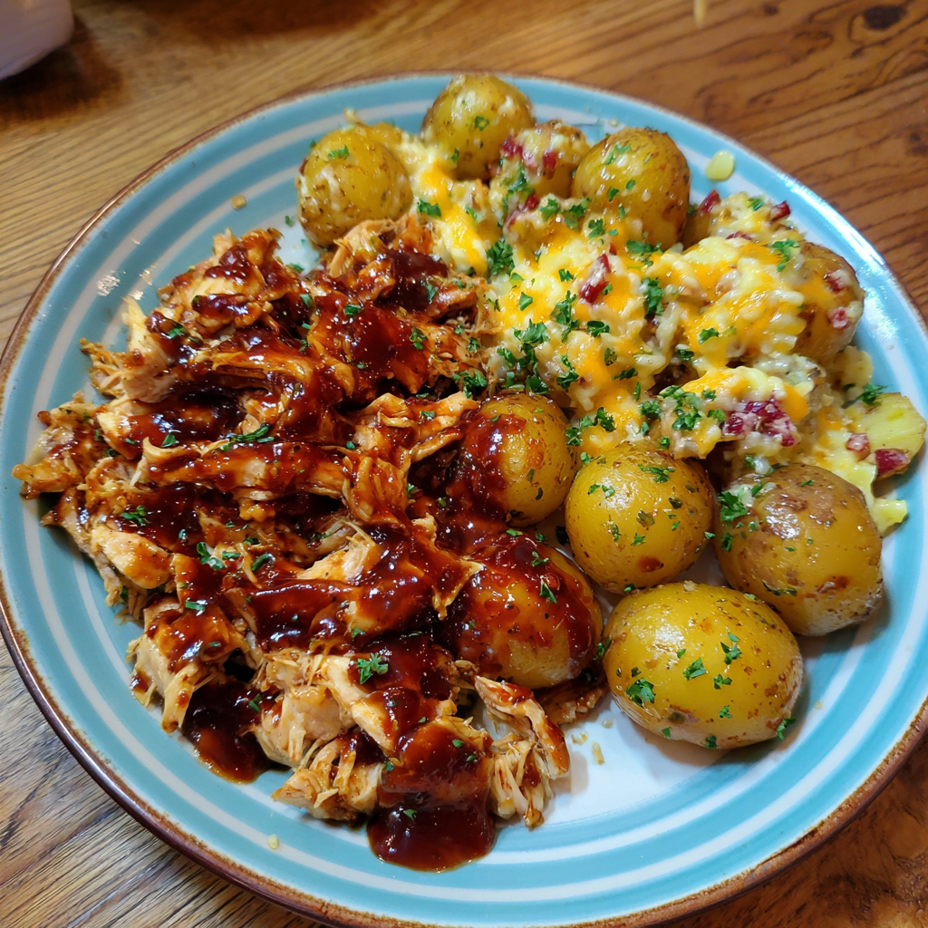 Honey BBQ Chicken Potatoes