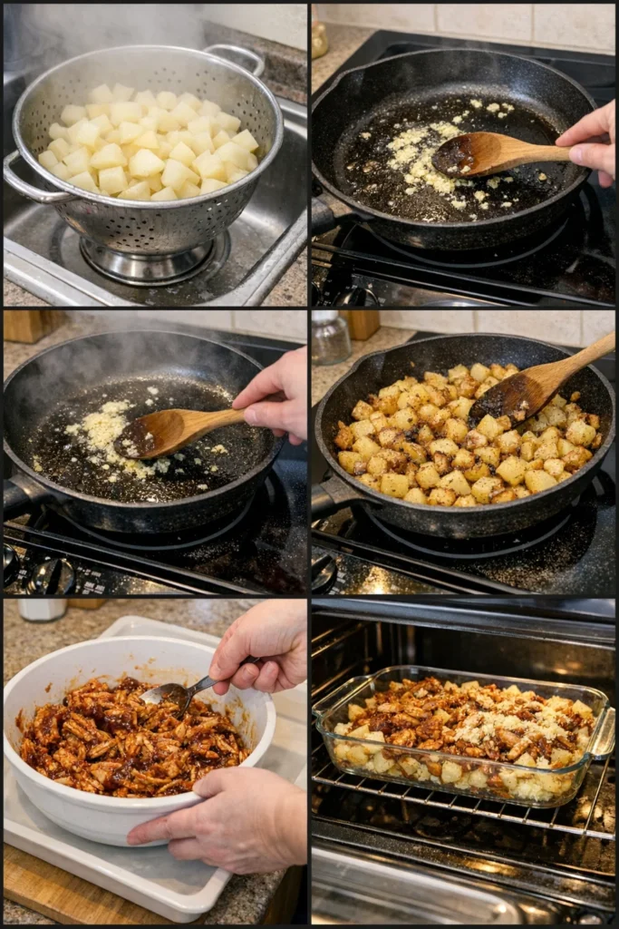 Honey BBQ Chicken Potatoes