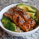 Honey Sriracha Salmon Bowls