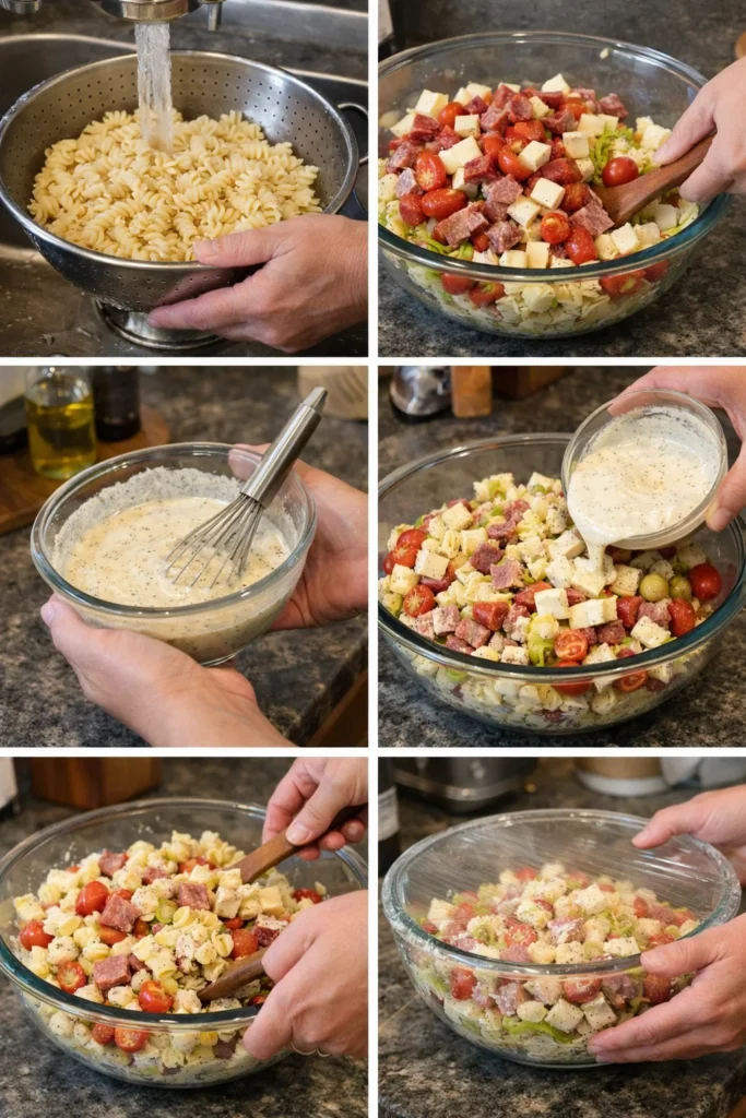Italian Grinder Pasta Salad