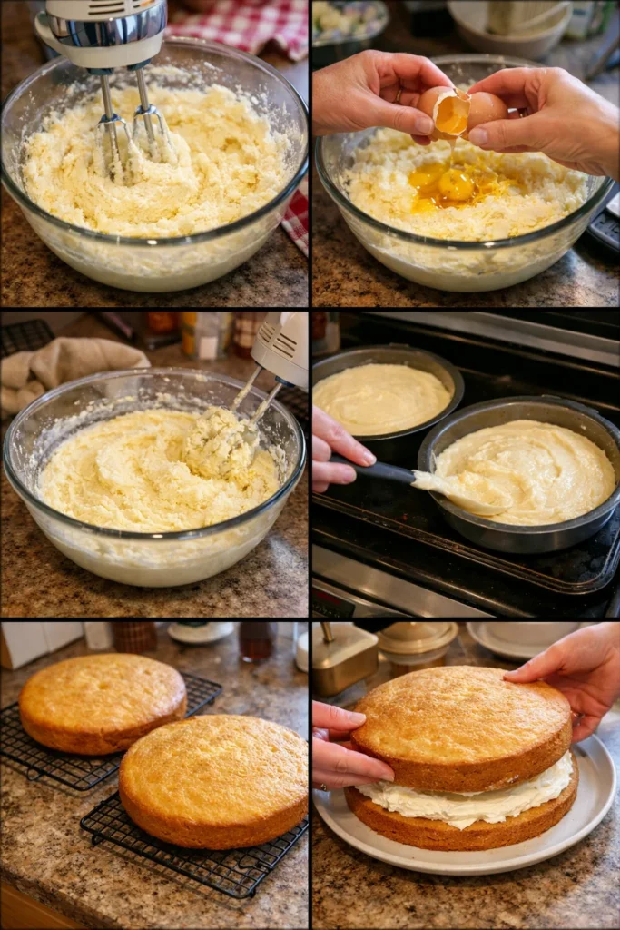 Italian Lemon Cream Cake