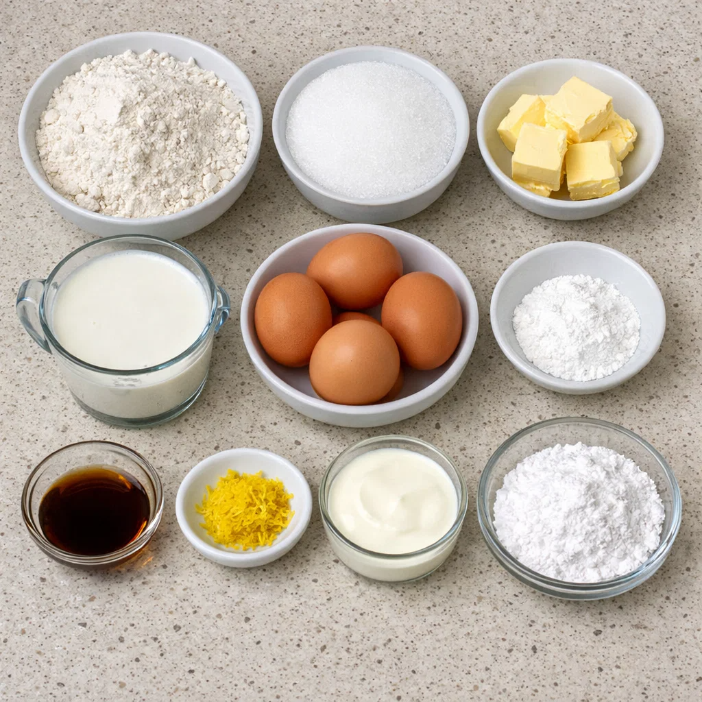 Italian Lemon Cream Cake