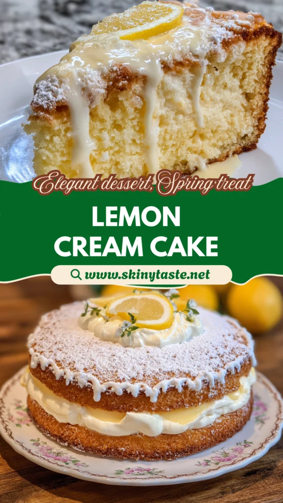 Italian Lemon Cream Cake
