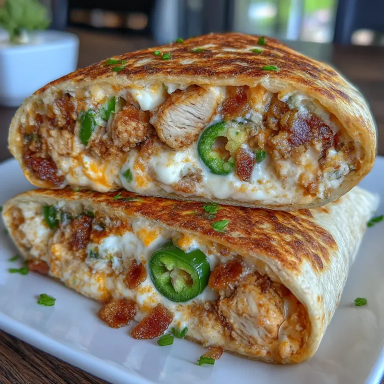 Jalapeño Popper Smash Chicken Wraps