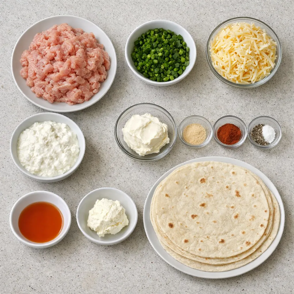 Jalapeño Popper Smash Chicken Wraps