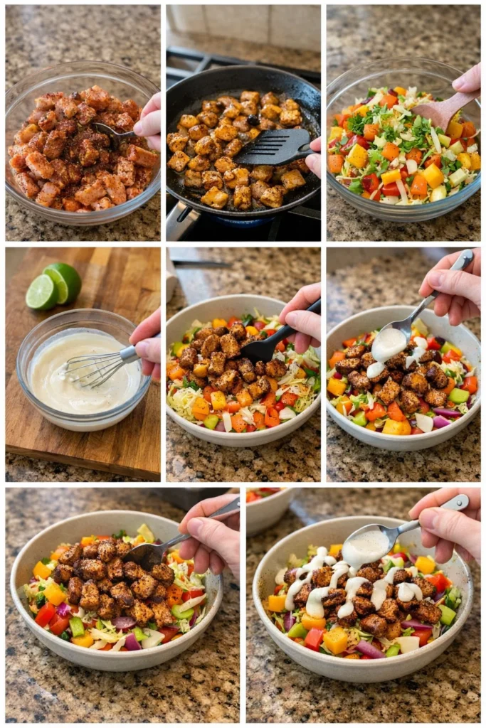 Jerk Chicken & Mango Slaw Bowls
