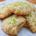 Key Lime Cookies with Glaze