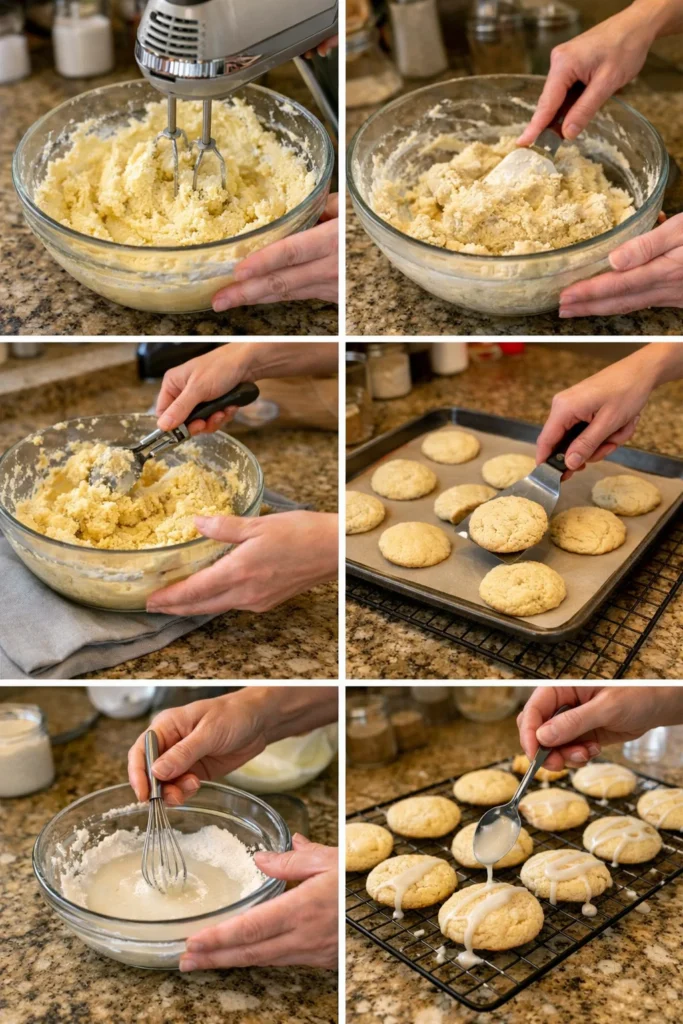 Key Lime Cookies with Glaze