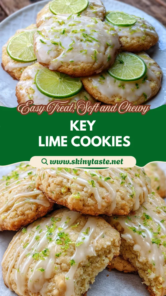 Key Lime Cookies with Glaze