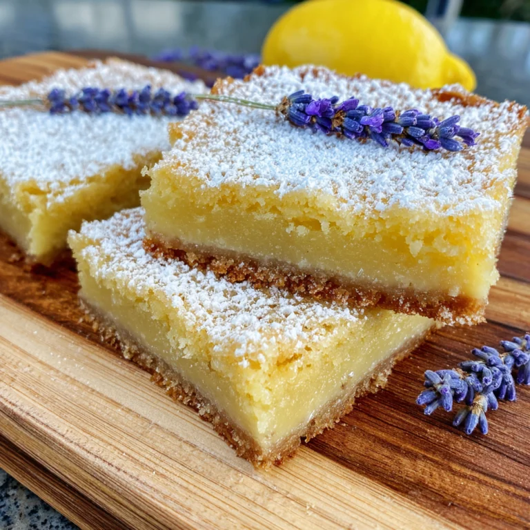 Lavender Lemon Bars