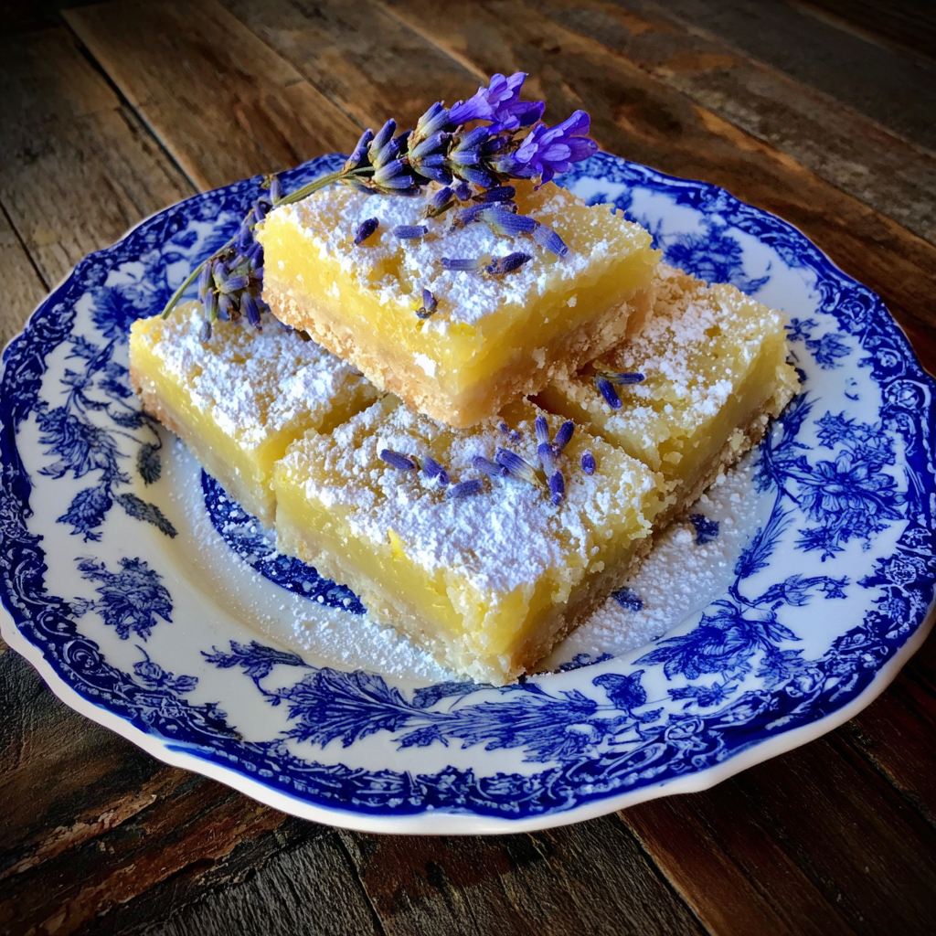 Lavender Lemon Bars