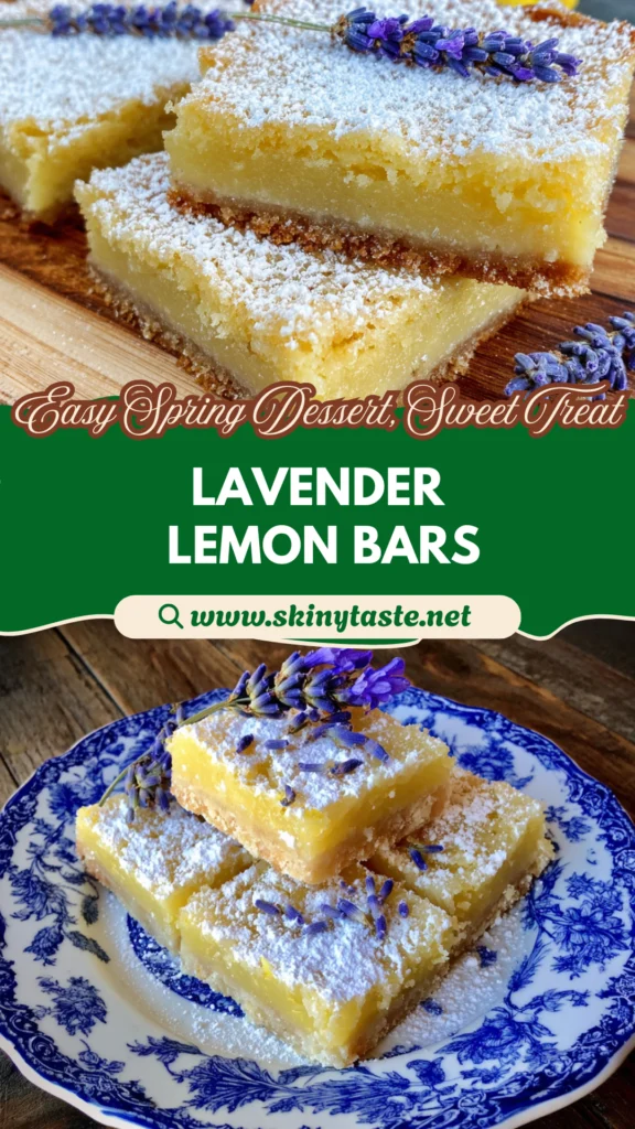 Lavender Lemon Bars