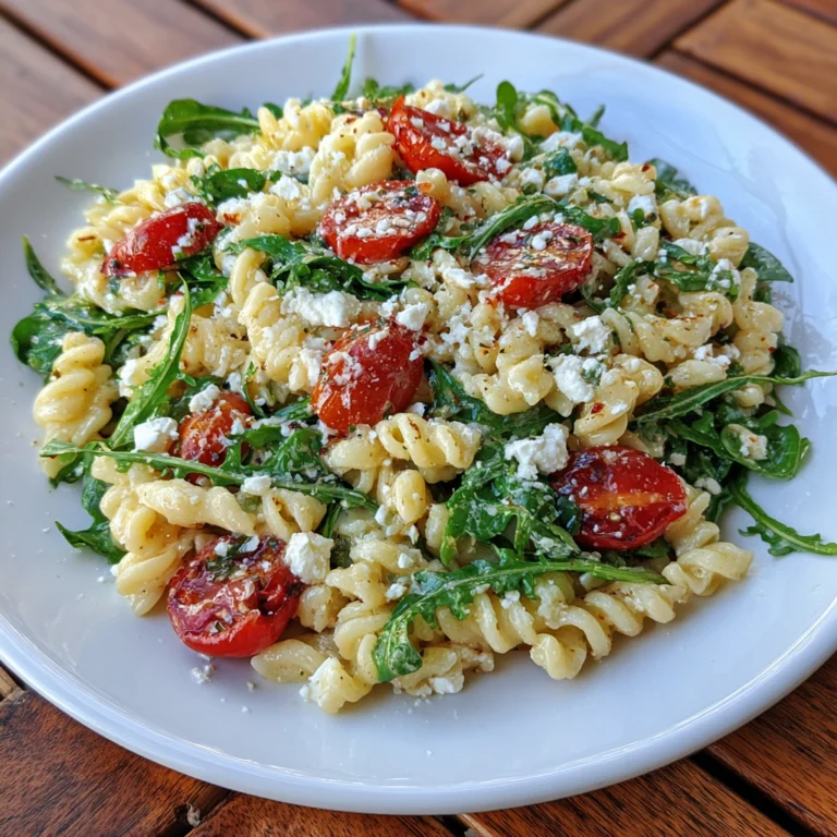 Lemon Arugula Pasta Salad