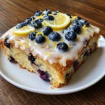 Lemon Blueberry Sheet Cake
