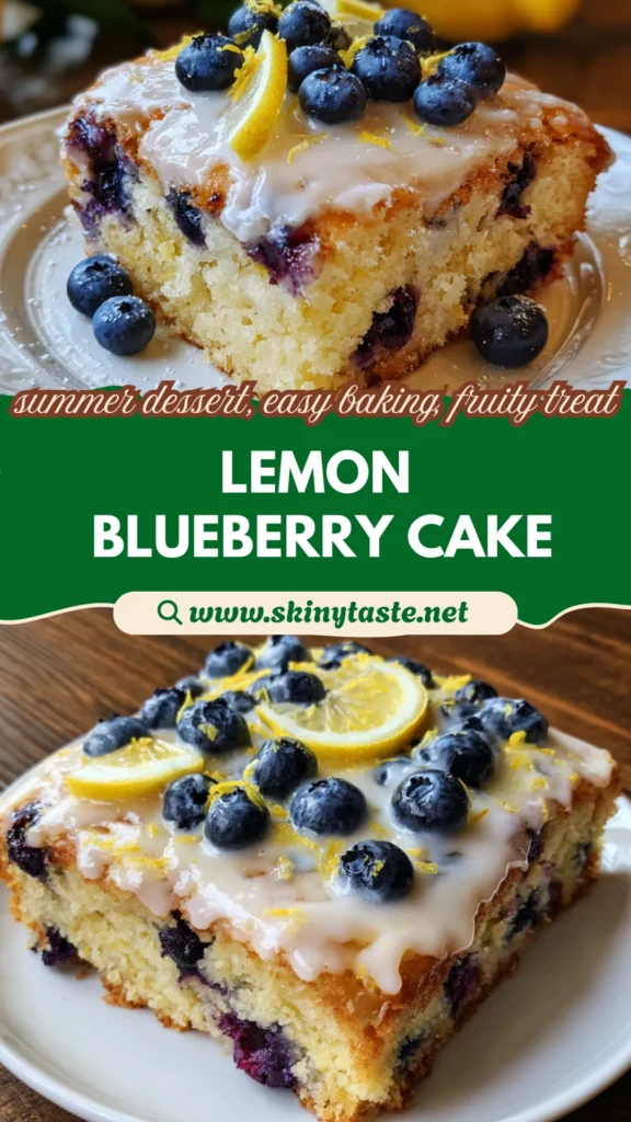 Lemon Blueberry Sheet Cake: Easy Summer Dessert Recipe for 12 Servings 10 Lemon Blueberry Sheet Cake