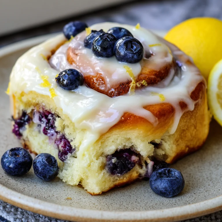 Lemon Blueberry Sweet Rolls