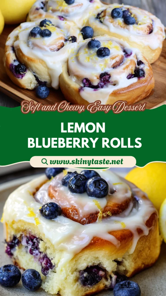 Lemon Blueberry Sweet Rolls