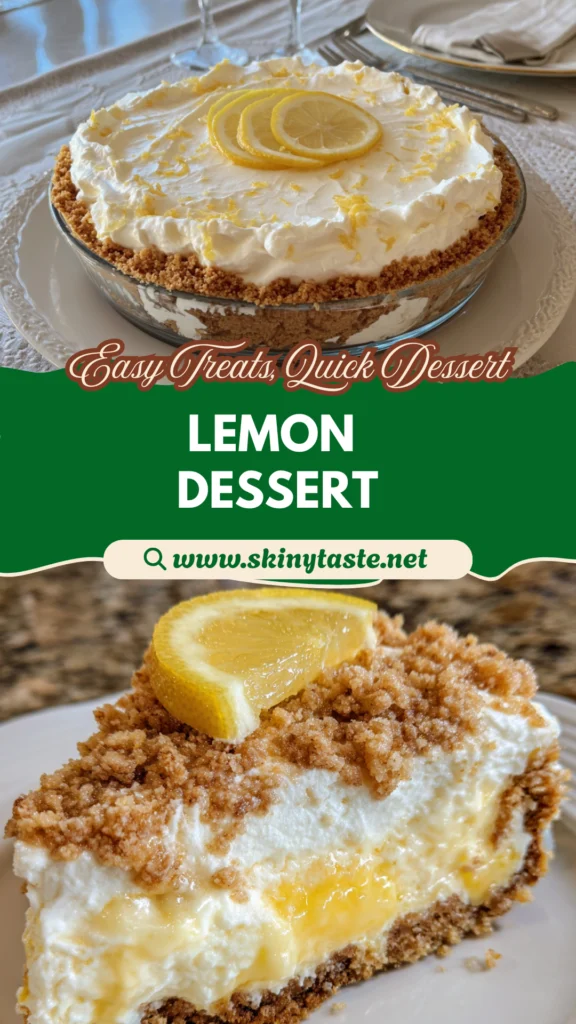 Lemon Cream Cheese Dessert