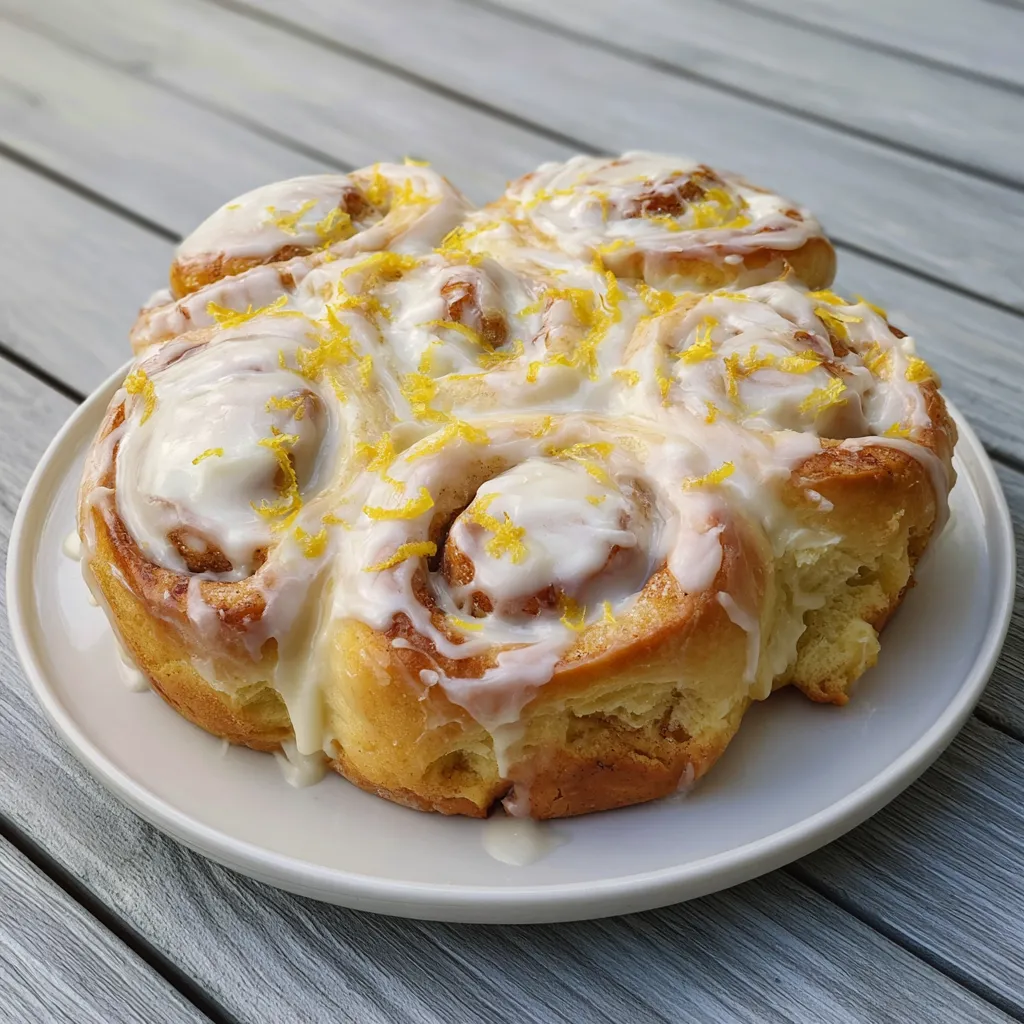 Lemon Cream Cheese Sweet Rolls
