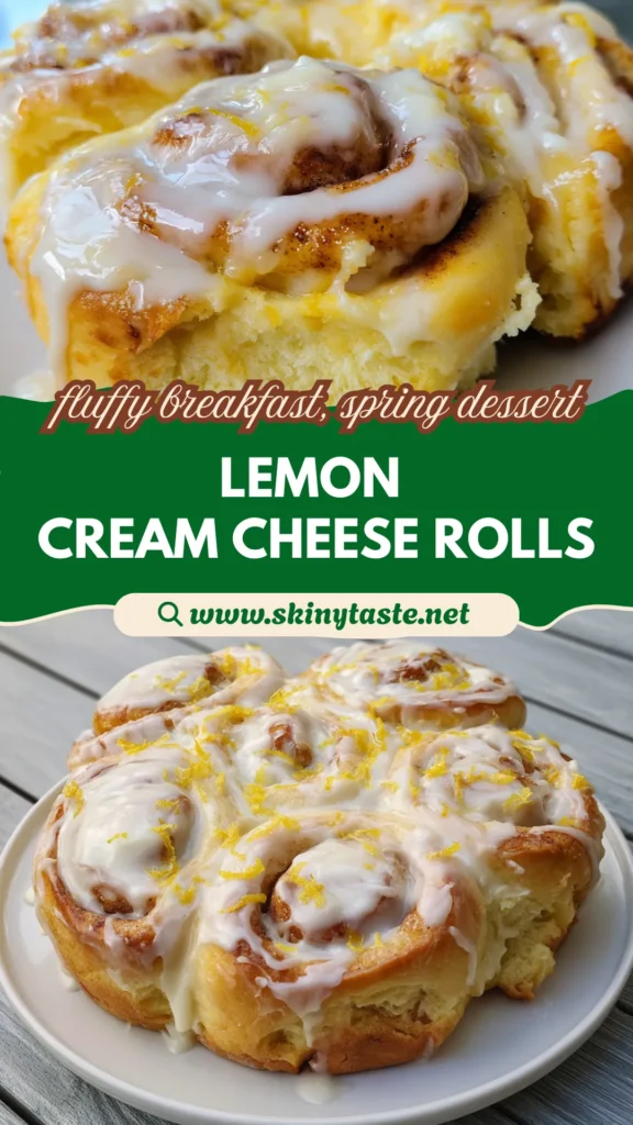 Lemon Cream Cheese Sweet Rolls