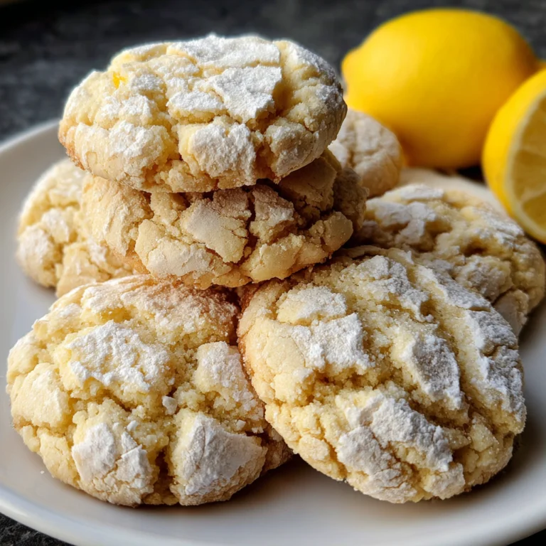 Lemon Crinkle Cookies